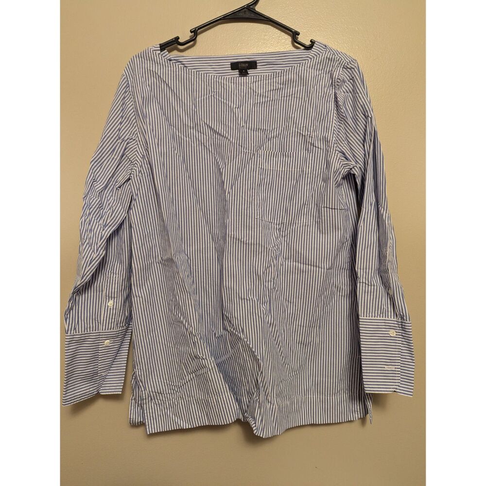 J. Crew Striped Blouse, Size 8